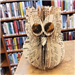 Recycled Book Owl