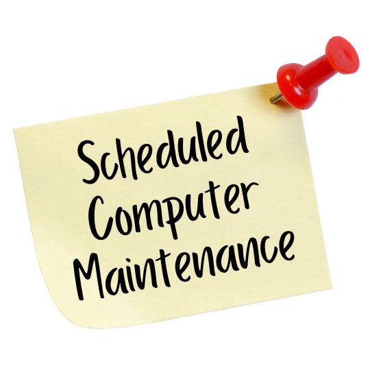 A yellow note is pinned up by a red thumbtack, note reads 