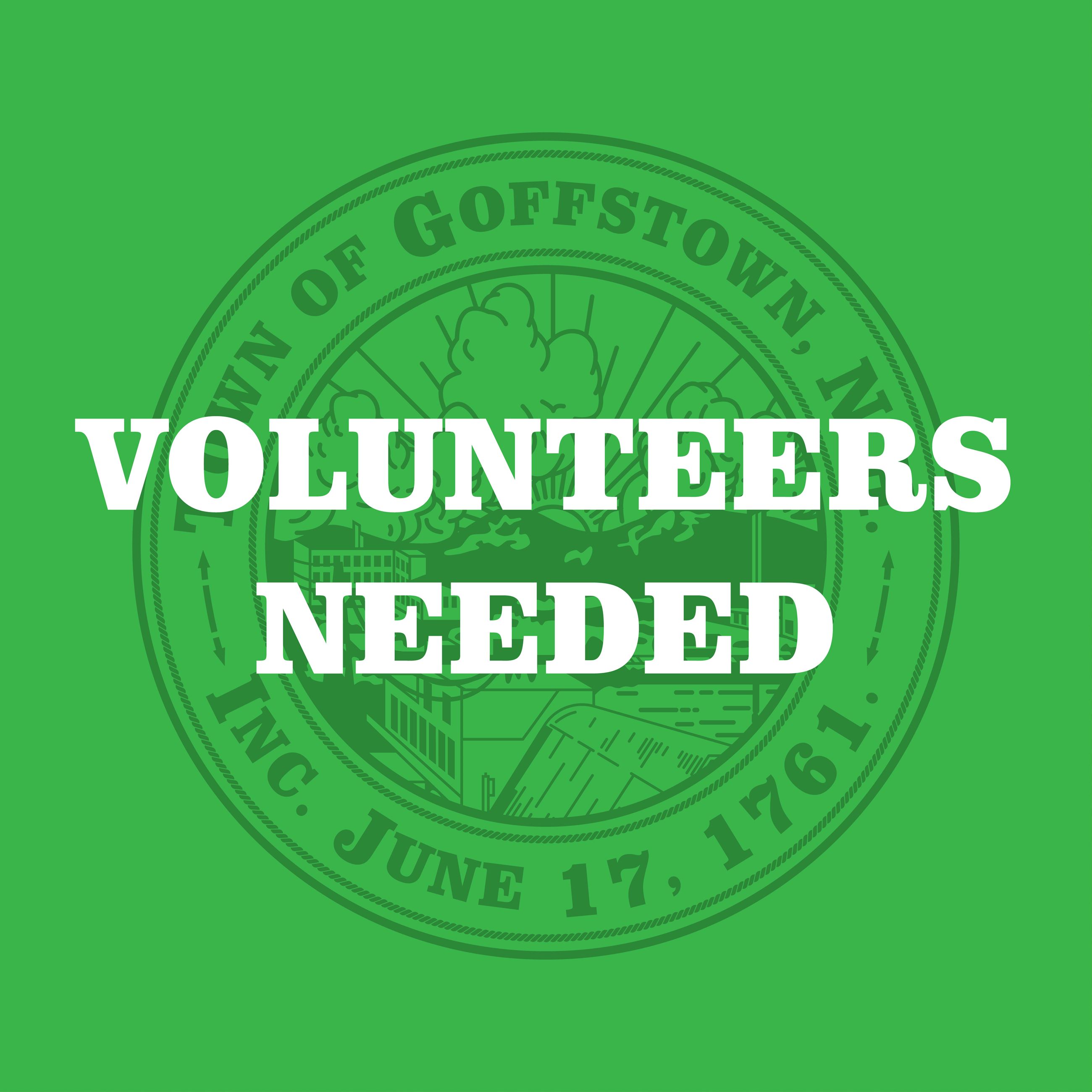 Website - News Flash Images - Volunteers Needed